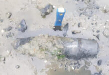 EOD laat explosief ontploffen op strand Ritthem