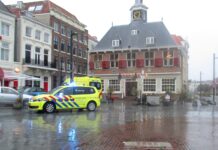 Hulpdiensten rukken uit voor spoedgeval in restaurant aan Beursplein