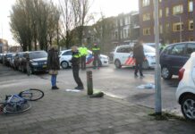 Fietser gewond bij aanrijding op Singel
