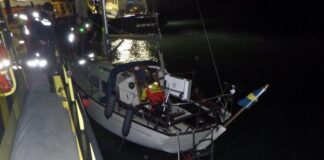 Solozeiler in problemen op Westerschelde nabij Dishoek