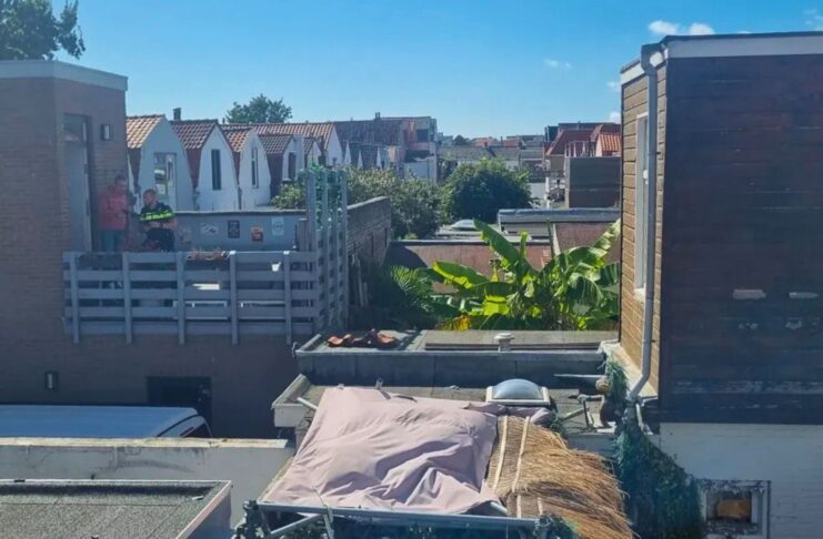 Dief loopt over daken en steelt goederen in Vlissingen