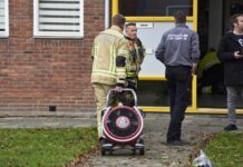 Brandweer rukt uit voor gaslucht in portiekflat Nagelenburgsingel