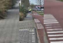 Man met bakfiets slaat agent in gezicht en rijdt in op politieauto