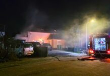 Brand in container in Paauwenburg