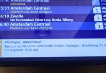 Treinverkeer geblokkeerd door persoon op het spoor bij spoorwegovergang in Vlissingen