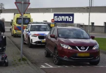 Vrouw lichtgewond bij aanrijding op parkeerterrein van Gamma Vlissingen