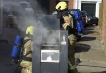 Containerbrand achter Boulevard De Ruyter snel geblust