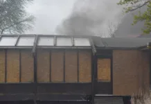 Brand in leegstand pand Kanovijver Vlissingen