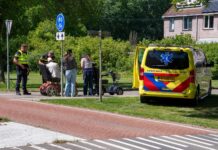 Vrouw op leeftijd komt ten val met scootmobiel in Oost-Souburg