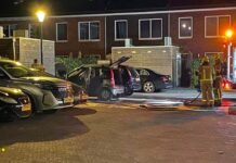 Autobrand zorgt voor schade aan auto in Dempostraat Vlissingen