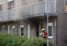 Brand in woning aan M.A. van de Puttestraat in Oost-Souburg snel onder controle