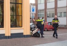 Bromfietser komt ten val in centrum Vlissingen