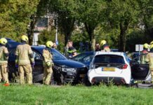 Ongeval met meerdere voertuigen op Sloeweg Vlissingen