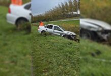 Auto slaat over de kop bij botsing op Ritthemsestraat, bestuurder aangehouden